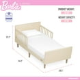 thumbnail image 6 of Evolur Barbie Los Altos Toddler Bed, Vanilla Cream, 6 of 7