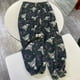 thumbnail image 1 of New Sanrio Hello Kitty Kuromi Melody Cartoon Pants Y2K Women's Home Warmth Plush Sleepwear Pants Kawaii Girls' Casual Pants Gift, 1 of 4