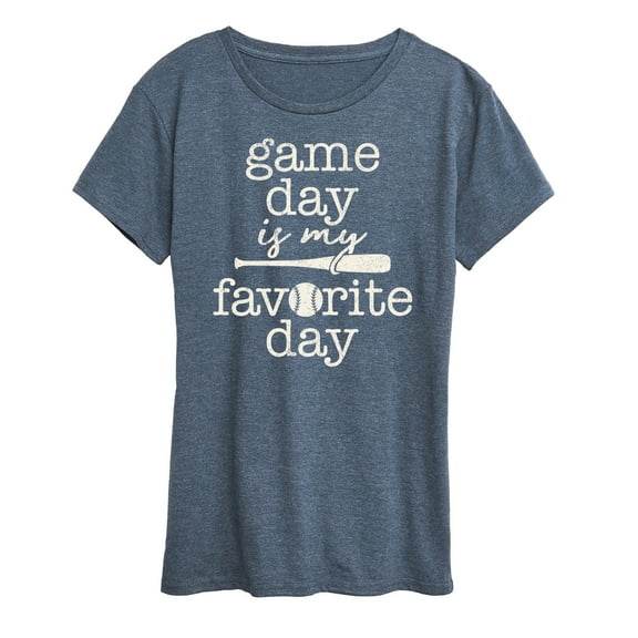 Instant Message - Game Day Favorite Day - Women's Short Sleeve Graphic T-Shirt