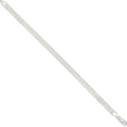 thumbnail image 4 of 925 Sterling Silver 5.25mm Herringbone Chain Necklace, 4 of 6