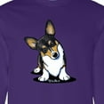 thumbnail image 4 of Inktastic Tri Color Corgi Long Sleeve T-Shirt, 4 of 5