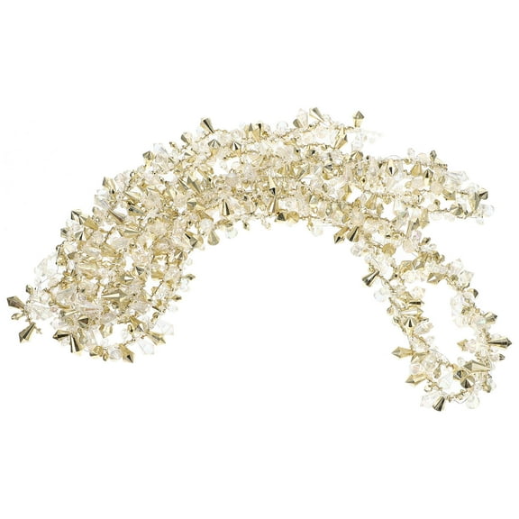 FENGGUIQU 2Pcs Crystal Garland Strands Multi Plastic Decoration For Restaurant Home