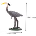 thumbnail image 3 of 2 piezas de grúa artificial en miniatura de animales, figuras de grúa en miniatura, estatuas de pájaros, figuras de pájaros en miniatura, adornos decorativos de figuras de grúa, 3 of 5