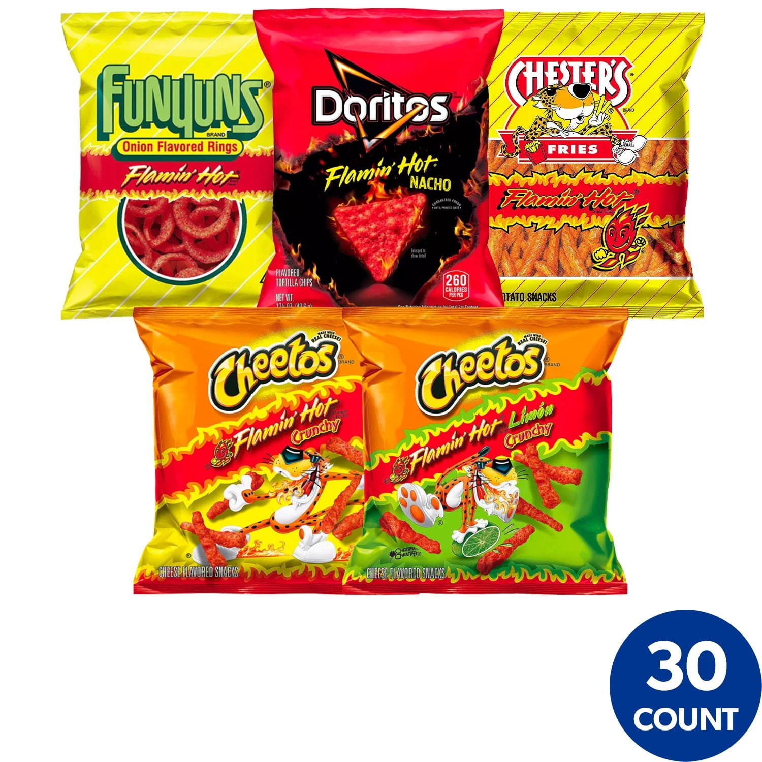 Product of Frito Lay Flamin Hot Variety Pack 30 Ct.