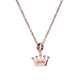 thumbnail image 4 of Charm para Pulsera LuckyLy, Dije de Corona, Acero Inoxidable y Zirconia Cúbica, Modelo Queen rosa UNITALLA, 4 of 8