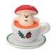 thumbnail image 4 of ZAKKA - Colgante pequeño de resina en miniatura con forma de hongo de Papá Noel para Navidad, decoración para el hogar, colección de adornos escénicos, regalo, 4 of 5