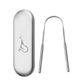 thumbnail image 3 of Juego de raspador de lengua, cepillo limpiador de lengua de acero inoxidable, cuidado fresco del aliento, raspado de lengua de doble cara disponible, 3 of 5