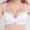 White, variant on DuoJiaJ Women Lace Shaping Cup Adjustable Shoulder Strap Large Size Underwire Bra Bras for Women Black