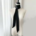 thumbnail image 6 of Aellinatey Long Ribbon Hair Scarf Decorative Silk Scarf Women French Style Plain Headband, 6 of 20