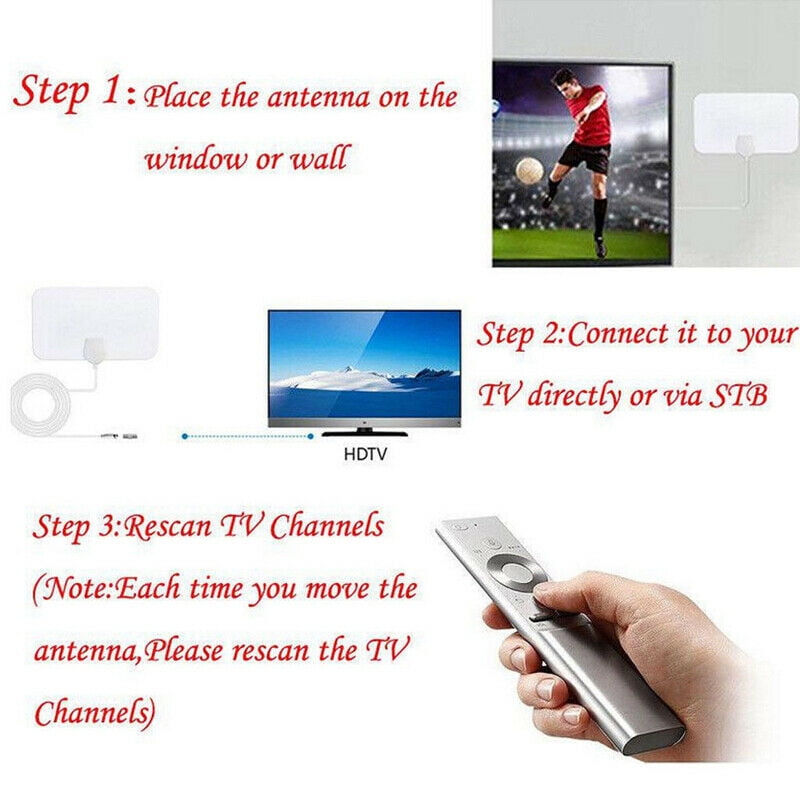 400 Mile Range Antenna TV Digital HD Skylink 4K Antena Digital Indoor HDTV 1080p