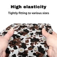 thumbnail image 7 of HELLHERO Cow-patterned Daisies Rollator Walker Seat and Backrest Rollbar Covers Set & Seat Back Covers for Parks Stain Proof Easy to Clean Secure Fit Reusable, 7 of 7