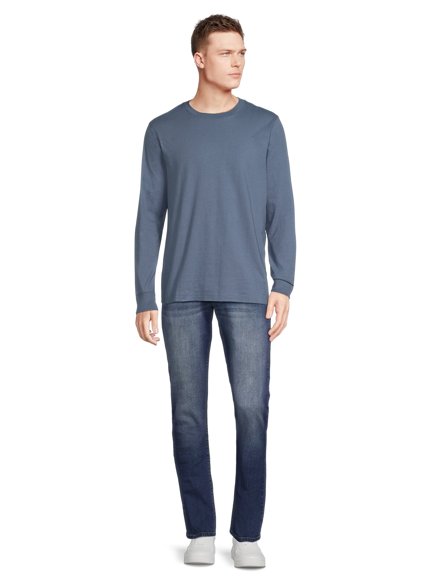 George Men's Long Sleeve Crew T-Shirt