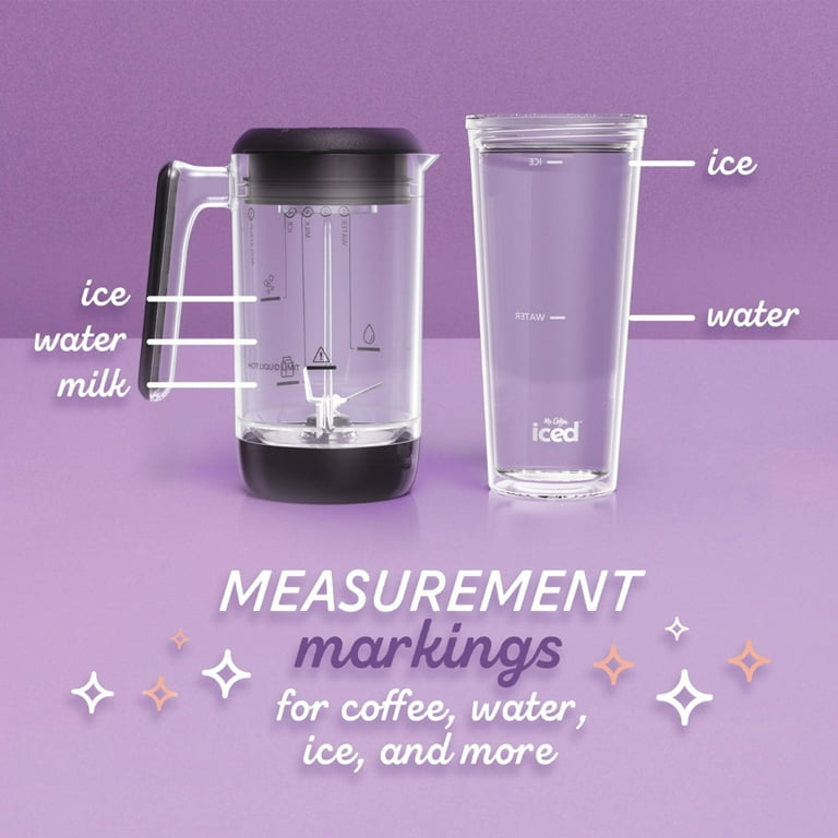 Best Buy: Mr. Coffee Single-Serve Iced and Hot Coffee Maker Blue and Marble  2153435