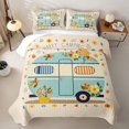 thumbnail image 2 of Manfei Cute Rv Quilt King,Kawaii Capybara King Coverlet Set,Beige,3pcs, 2 of 7