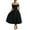 Black #21, variant on QIJIE Cocktail Dresses for Women's Elegant Off Shoulder Short Sleeve Swing A Line Wedding Evening Party Midi Dress Black S