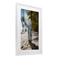 thumbnail image 3 of Stupell Industries Blue Surfboard Coastal Blur White Framed Print Under Glass, design by LSR Design Studio, 20 x 14, 3 of 10