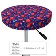 thumbnail image 4 of Hirioo Cute Crabs for Round Bar Stool Seat Covers Washable Stool Cushion Slipcover Elastic Bar Chair Covers for 12-14 Inch Chair-14 inch, 4 of 7