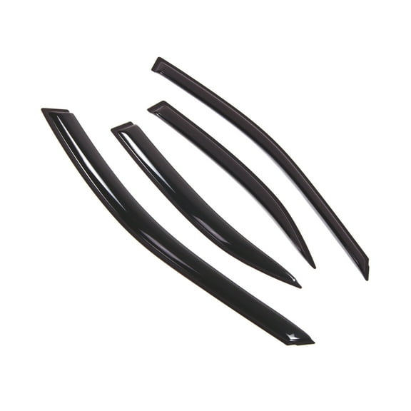 TuningPros Outside Mount Window Visor Deflector Smoke Tinted 4 Pcs Set For 2002-2006 Toyota Camry