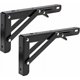 thumbnail image 2 of Soporte de estante plegable, estante de pared plegable, soporte plegable, consolas de carga pesada y soportes para estantes utilizados para banco de trabajo, estante, 8 pulgadas, 2 of 5