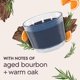 thumbnail image 5 of Candle Glade Smooth Bourbon & Oak con aceites esenciales, 200 ml, 3 mechas, 5 of 8