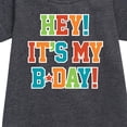thumbnail image 2 of Instant Message - Its My Bday - Toddler & Youth Girls Fleece Dress, 2 of 5