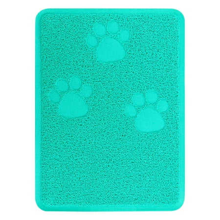 

Gibson Everyday Pet Elements 18.5 x 13.78 Inch Paw Prints Placemat in Turquoise