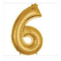 54in Gold Number Balloon (6)