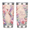 Black, variant on Lotusprint LLC Personalized Hummingbird Floral Stainless Tumbler 20oz Flat 2D Print, Pastel Orchid Travel Cup