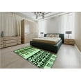 thumbnail image 4 of Ahgly Company Indoor Rectangle Patterned Light Green Area Rugs, 8' x 12', 4 of 6