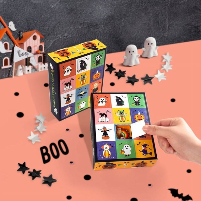 Fiudx Liquidación de ahorros de verano 12 regalos sorpresa caseros con forma de enrejado para Halloween