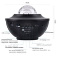 thumbnail image 2 of Bluetooth USB Music Star Projector Light - Carcasa negra Xemadio LL-0107, 2 of 5