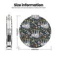 thumbnail image 3 of Bingfone Cute Sloth Print Compact Vanity Makeup Mirror for Men Women Girls for Pocket Purse Wallet Handbag,Portable Small Handheld Beauty Mirror-Round Shape, 3 of 9