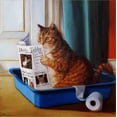 thumbnail image 2 of Art.com Kitty Throne Stretched Canvas Print Wall Art by Lucia Heffernan, 30" x 30", 2 of 4