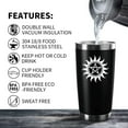 thumbnail image 5 of 20OZ Supernatural Merchandise Insulated Tumbler Coffee Cup Travel Mug,Birthday Gifts for Boys Girls,Unique Ideas for TV Show Fan,Friends,Family, 5 of 8