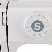 SINGER M1000 Sewing Machine + Accessories | 32 Stitch Applications | Compact, Lightweight & Portable - White