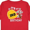 thumbnail image 4 of Inktastic Its My 3rd Birthday with Construction Tools Boys Long Sleeve Toddler T-Shirt, 4 of 5