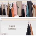 thumbnail image 3 of bvcdtgh Pants Hangers Space Saving \u2013 2 Pack European Beechwood Hanger for Jeans  Scarves  Leggings \u2013 Closet Organizer and Space Saver Pant Rack  Leggings Hanger  and Scarf Holde, 3 of 7