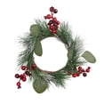thumbnail image 4 of corona de navidad,Decoraciones de coronas navideñas,coronas para puertas,Decoración navideña para el frente del hogar, interior,Decoración de festival de pared artificial al, 4 of 8