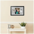 thumbnail image 2 of ArtToFrames Collage Photo Picture Frame with 1 - 8x10 and 2 - 3.5x5 Openings, Framed in Black with TV Grey and Black Mats (CDM-3926-75), 2 of 8