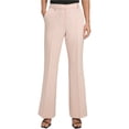 thumbnail image 1 of DKNY Womens Solid Boot Cut Dress Pants, Pink, 12, 1 of 2