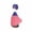 A, variant on AZXY Summer Beach Porch Goose Outfit - Yellow & Blue Swimsuit Costume with Wig & Bonnet for 23" Lawn Goose Statue, Perfect for Pool Party & Outdoor Yard Decor