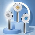 thumbnail image 1 of Yhsdtq,Turbocharged Shower Nozzle, High Output Spray, Adjustable Speed Settings, Modern Bathroom Design, For Home Use, Powerful Water Stream, Premium Chrome Finish, Enhanced Flow Rate, for Bathroom, 1 of 9