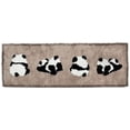 thumbnail image 1 of Manta de noche moderna minimalista con diseño de panda transfronterizo, manta de cama de cachemira con aislamiento térmico, alfombra resistente a las manchas y al desgaste para dormitorio, 1 of 4