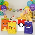 thumbnail image 5 of 12 PCS Party Favor Candy Bags for Pokemon Pikachu Themed Birthday Supplies Decor Kraft Paper Gift Bag., 5 of 5