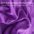 thumbnail image 4 of Solid Color Microfiber Bedding Set – Luxuriously Soft, Durable & Breathable, All Season Comforter/Duvet Cover Set with Zipper Closure & Corner Ties, 4 of 5