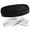 Black, variant on OPTIPAK Hard Shell Glasses Case – Medium Brushed Eyeglass Case with Microfiber Cleaning Cloth – Protective Glasses Holder for Men & Women (Pack of 1)