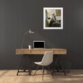 thumbnail image 3 of Vermeer, Johannes 12x13 White Modern Wood Framed Museum Art Print Titled - Woman with a Water Jug, 3 of 4