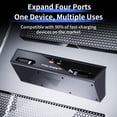 thumbnail image 6 of Car USB Hub Docking Station for Honda CR-V CRV 2023 2024 2025 2026 Type-C Fast Charger Auto Interior Centre Console Accessories Cigarette Lighter Decoration Phone Wireless Charging Adapter, 6 of 6