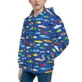 thumbnail image 2 of Sigee Submarines And Whales for Teenage Zip Up Hoodies Long Sleeve Sweatshirts-Small, 2 of 6