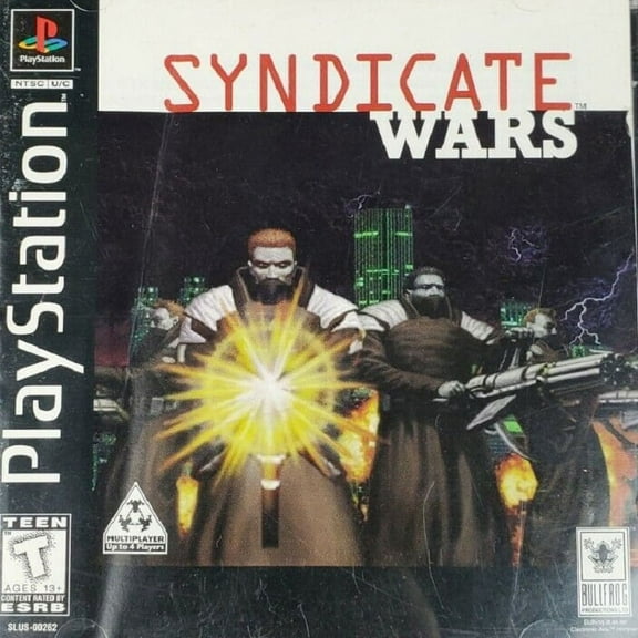Restored Syndicate Wars (Sony PlayStation 1, 1996) Shooter Game (Refurbished)